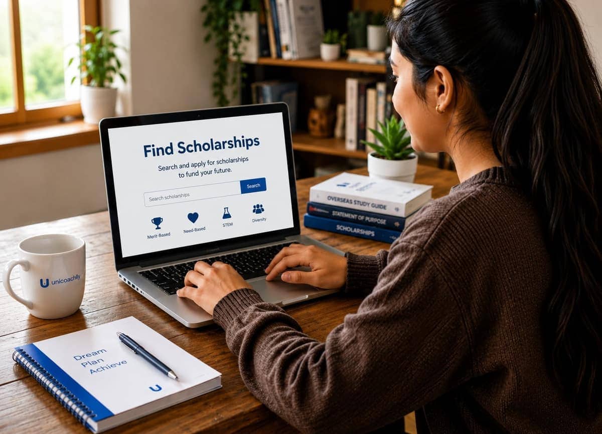 Students preparing to study abroad with scholarship funding